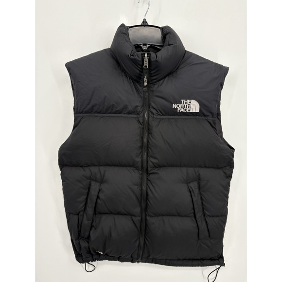 The North Face Nuptse 700 Down Vest Black Men's Size Small Puffer Jacket Exc!! - Picture 1 of 8